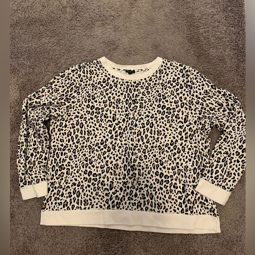 Talbots Cheetah print top.  Size: XL.  NWOT.